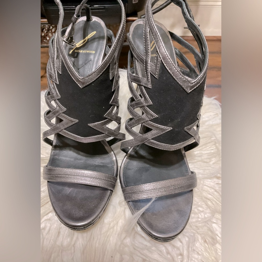 Brian Atwood Marseille Leather Heels | Brian Atwood Gladiator Sandals Size 9.5